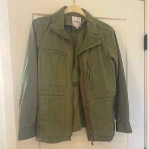 Olive color Madewell jacket
